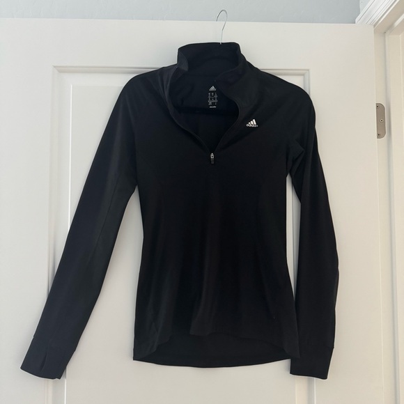 adidas Tops - Adidas ClimaLite Fitted Quarter Zip